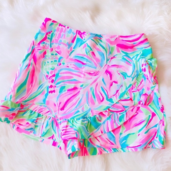 Lilly PULITZER Faye Skort small pink new size 4 - Picture 4 of 4